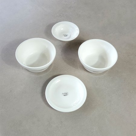 뉴욕 화이트 2인 4p 면기세트