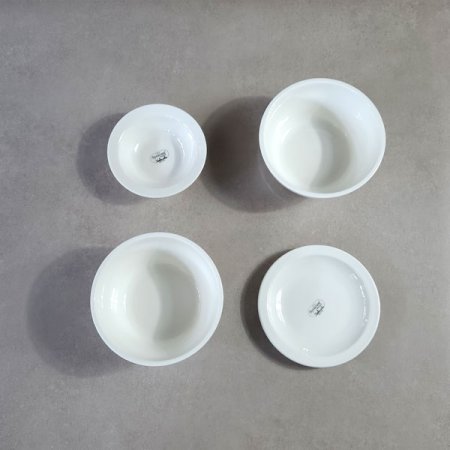 뉴욕 화이트 2인 4p 면기세트