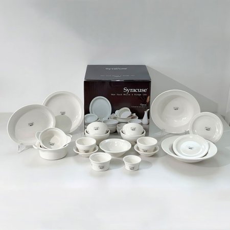 뉴욕 화이트 2인 19p 홈세트