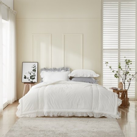 고밀도 쟈스민 레이스 차렵이불Q