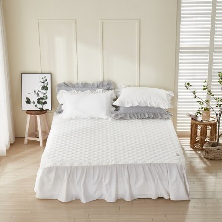 고밀도 쟈스민 레이스 베개커버Q