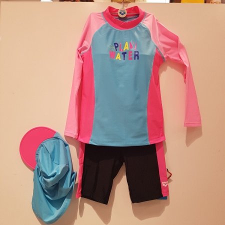 여아동 래수가드 세트