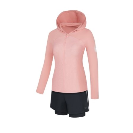 여성 레저짚업 래쉬가드세트