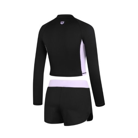 파라다이즈 레저 크롭 래쉬가드 세트