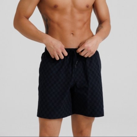 체커보드 레저 35부 팬츠수영복