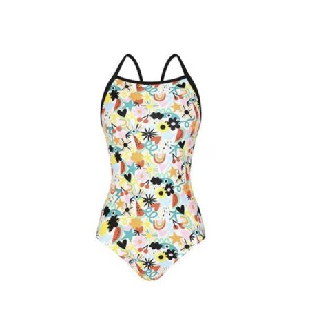 여성 선수 원피스 테크백수영복