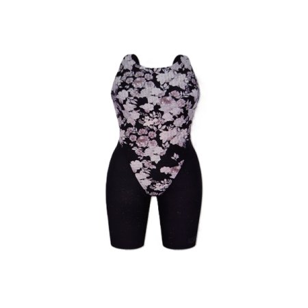 여성 일반 4부 U백 반신 수영복