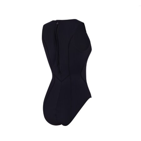 여성 선수 지퍼 클로즈백 수영복