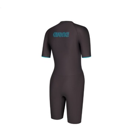 여성 반팔 4부반신 슈트 수영복