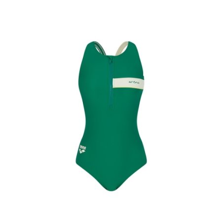 여성 일반 짚업 원피스 크로스백수영복