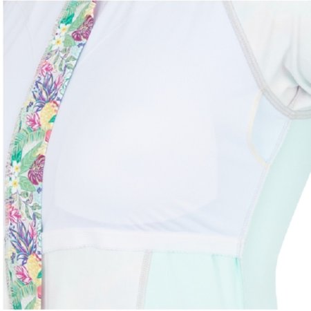 여성 레저 짚업래쉬가드 세트 수영복