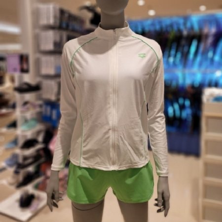 여성 릴렉스핏 짚업 래쉬가드