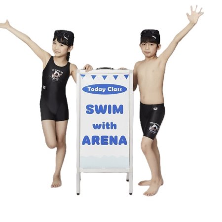 도너리여아동 3부 반신 세트 수영복