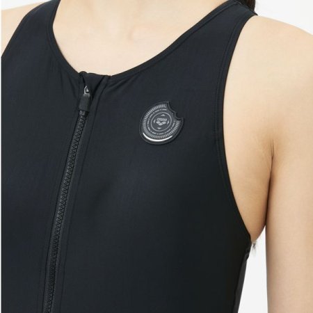 쿠키 4부 반신 클로즈백 수영복