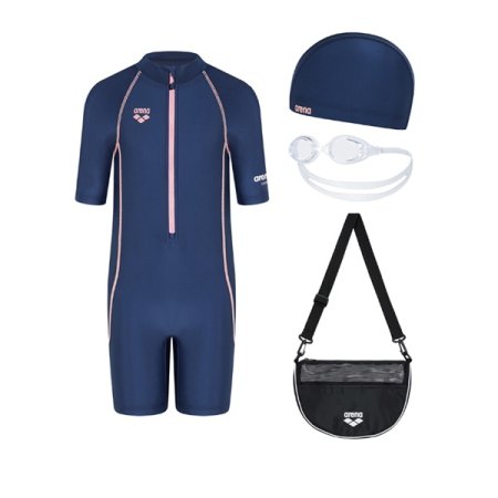 킥앤플 여아동 3부반신 슈트 키트