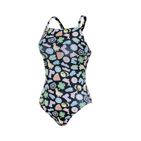 스티커북 원피스 드롭백 수영복