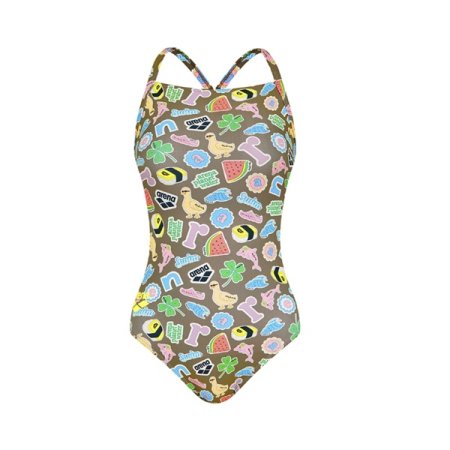 스티커북 원피스 드롭백 수영복