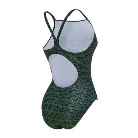 큐브 선수 원피스 드롭백 수영복