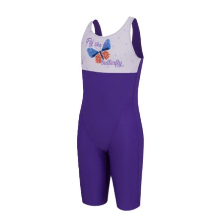 버터플라이 아동 4부반신 U백 수영복