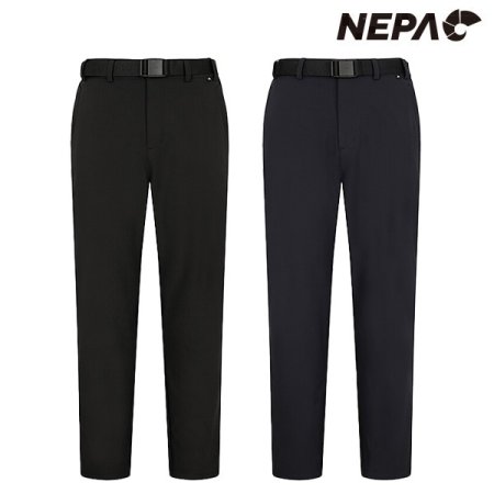 남성 가을 바시코 클래식 밑위 긴팬츠