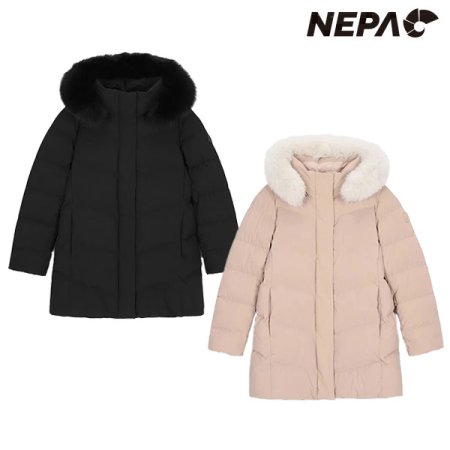 여성 프리미아 미들 다운자켓