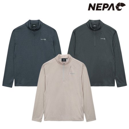 남성 베이직 집업티셔츠