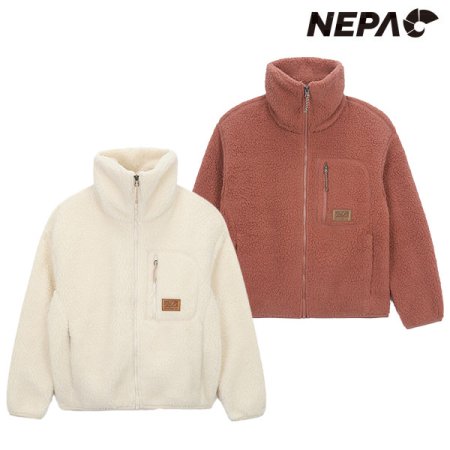 여성 본딩 크롭 플리스자켓