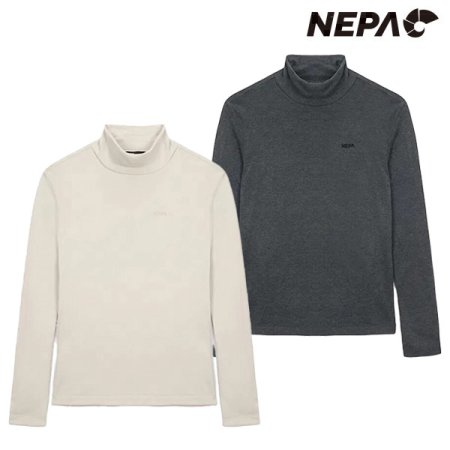 남성 기모 하이넥 티셔츠