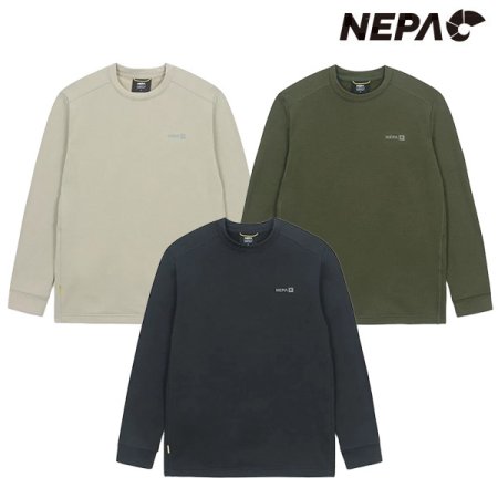 공용 패스파인더 긴팔 라운드 티셔츠