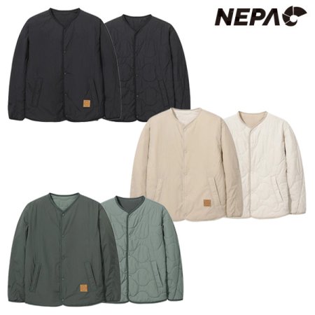 공용 써모퍼프 패딩자켓넥리스