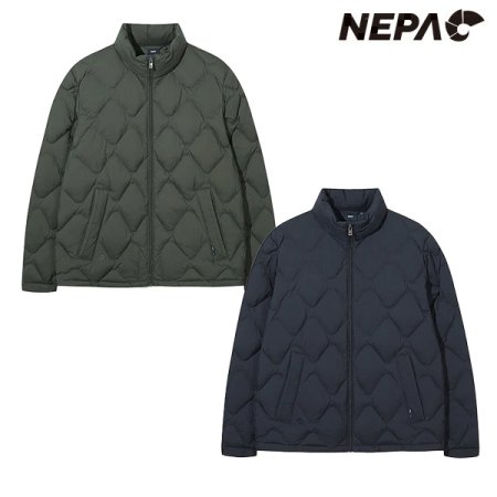 남성 퓨레 울 퍼프 다운자켓