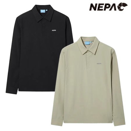 남성 퍼포먼스랩 긴팔 폴로 티셔츠