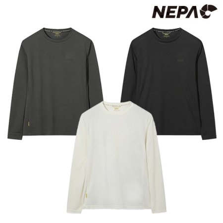 남성 폴라텍 긴팔 티셔츠