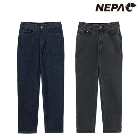 여성 데님 본딩 팬츠