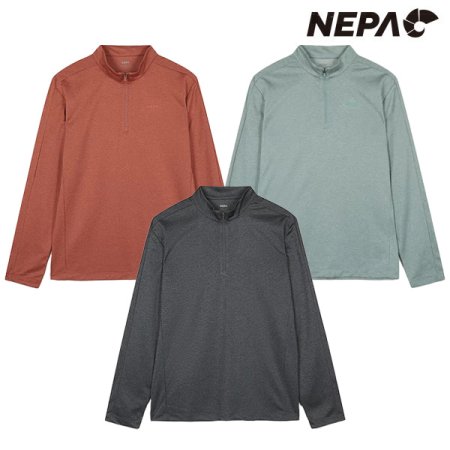 남성 베이직 집업 티셔츠