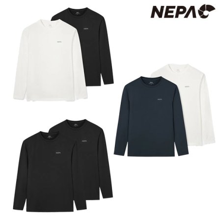 공용 데일리 긴팔 티셔츠2PACK