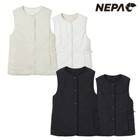 여성 써모퍼프 리버서블 패딩 베스트