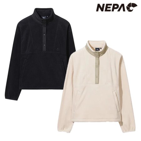 여성 폴라텍 플리스 아노락 자켓