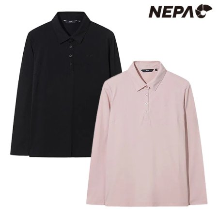 여성 캐논치노 긴팔 폴로 티셔츠