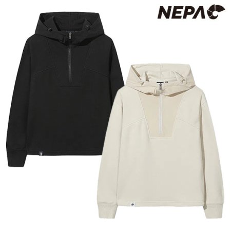 여성 그린마인드 후드 풀오버