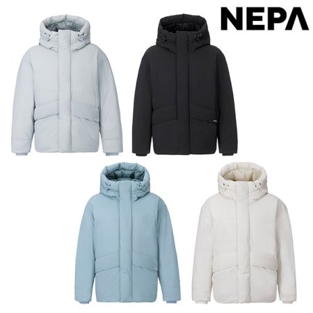 네파 공용 미드 후디 구스 다운 자켓
