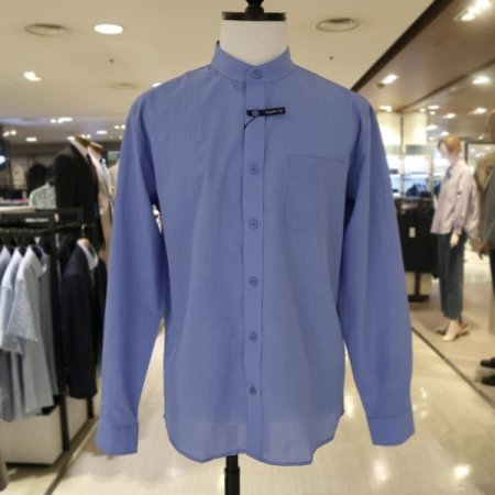 남성 차이나 카라세미일자 캐주얼셔츠