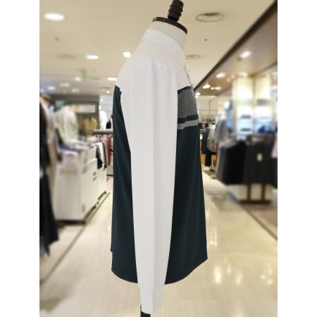 남성 실리콘 프린팅 긴팔 카라티셔츠