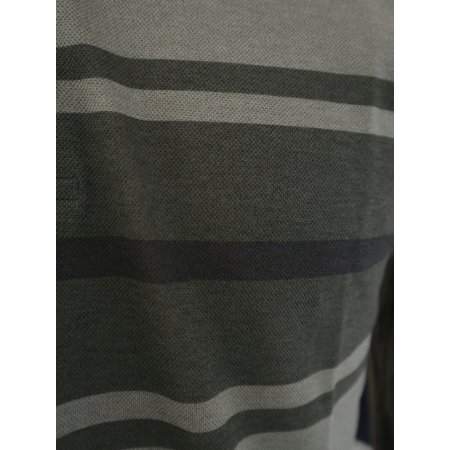 남성 익셀 블럭 면혼방 긴팔티셔츠