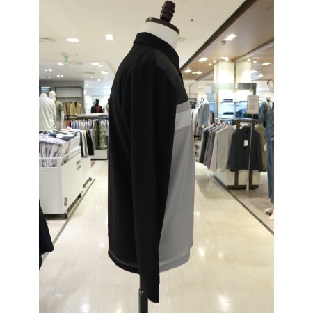 남성 PRT 블랙 티에리 긴팔 티셔츠