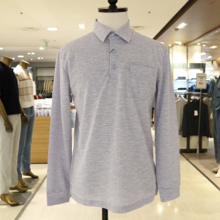 남성 믹셀 티에리 라이블루긴팔 티셔츠