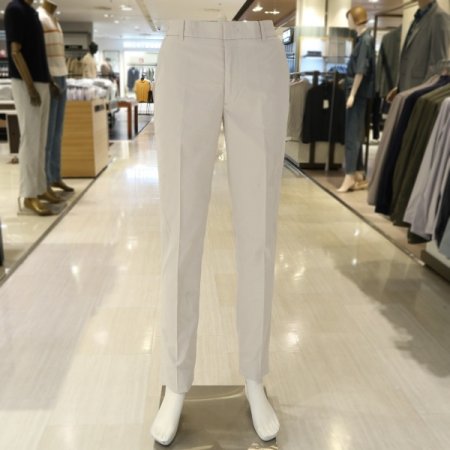 남성 폴리베이직 베이지 밴드팬츠