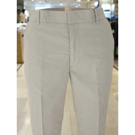 남성 폴리베이직 베이지 밴드팬츠