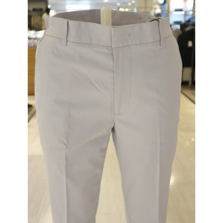 남성 폴리베이직 그레이 밴드팬츠