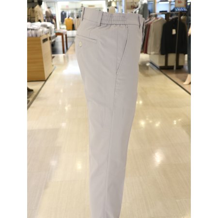 남성 폴리베이직 그레이 밴드팬츠